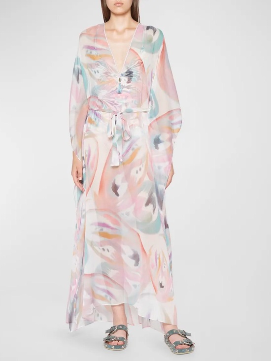 Etro Dresses & Skirts - Etro Abito Mare Kaftan Maxi Dress NWT size IT 46